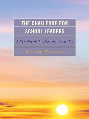 cover image of The Challenge for School Leaders